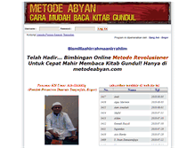 Tablet Screenshot of metodeabyan.com